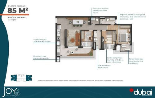 Joy Barueri Lançamento Aptos De 65 E 85m² Com Opção Duplex 2 Suites Ou 3 Dorms Com Suite