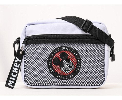 Disney - Bolso Morral Blanco Mickey Mouse What It Takes