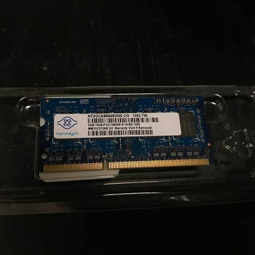 Memória RAM  2GB 1 Nanya NT2GC64B88B0NS-CG