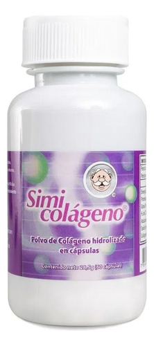 Colageno 60 Capsulas Simicolageno Hidrolizado 350mg