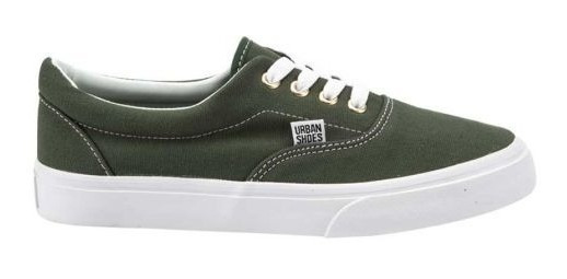 tenis verde militar para mujer