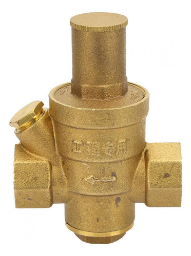 Regulador Reductor De Presión De Agua Ajustable De Latón 1pc