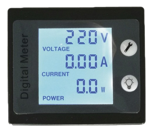 Wattimetro Voltimetro Amperimetro Ac 80-260v 100a Tc Energia