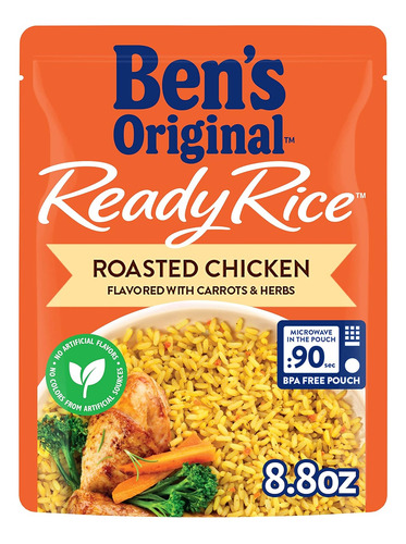 Ben's Original, Ready Rice - Arroz Con Sabor A Pollo Asado,