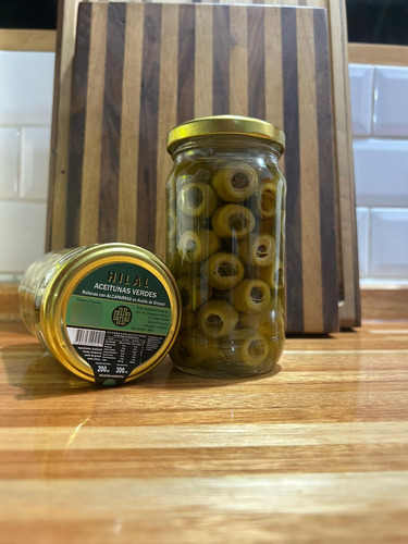 Aceitunas Verdes Rellenas Alcaparras - Hilal (la Rioja) 200g