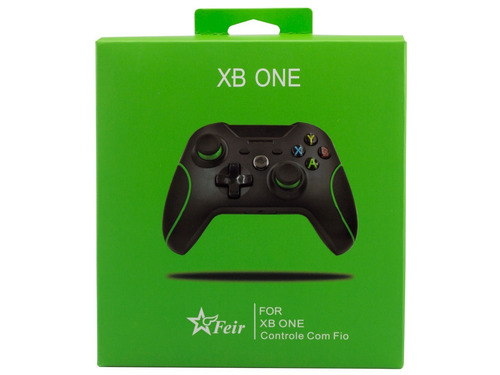 Controle Xbox One Com Fio Serve No Pc E Console Usb Joystick