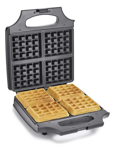 Máquina Para Hacer Gofres Belga Antiadherente Bella 4 Slice,