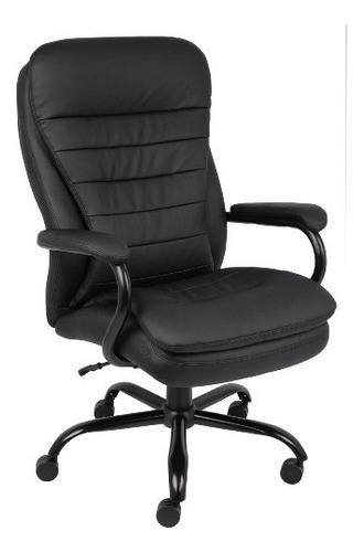 Boss Office Products B991-cp Sillín De Cuero De Felpa D