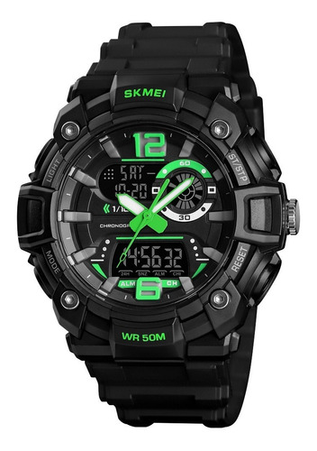 Reloj Hombre Skmei 1529 Analogico Digital Sumergible Impacto