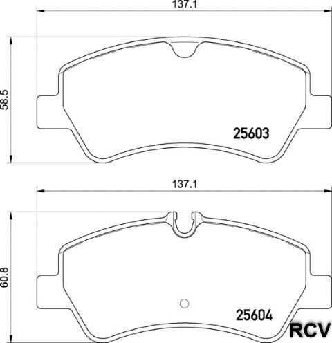 Balatas Disco  Trasera Para Ford Transit 350hd   2019