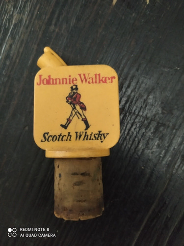 Antiguo Tapón Dispensador De Wiski Jhonie Walker 