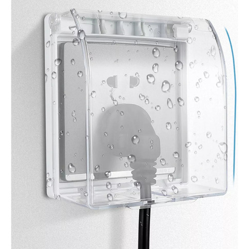 Protector De Enchufe Para Interruptor De Lluvia Para Exterio