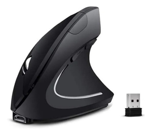 Mouse Vertical Inalámbrico Recargable Gaming 6d