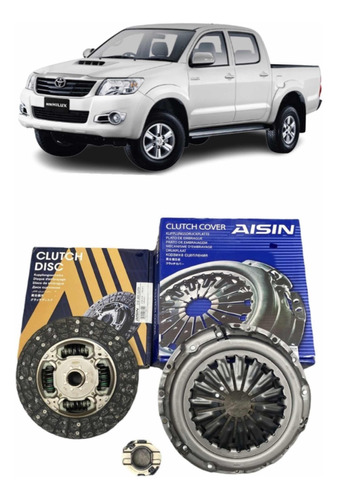 Kit De Embrague Toyota Hilux Fortuner 2.5 3.0 Original Aisin