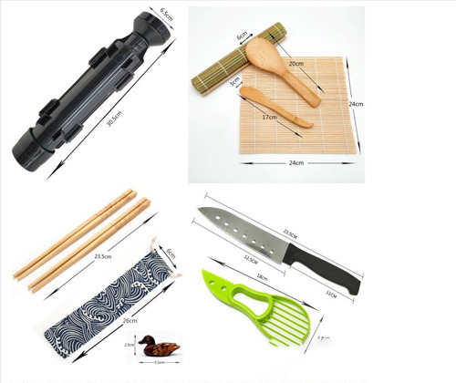 Juego De Herramientas Para Hacer Sushi, 16 Piezas