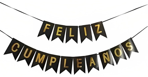 Cartel Feliz Cumpleaños Varios Colores