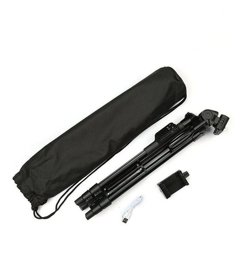 Imagen 6 de 7 de Trípode Soporte Para Celulares Y Camaras Control Bluetooth