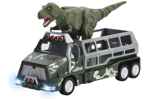  Dinosaur Toys Diecast Transporter Jungle Truck And  In...
