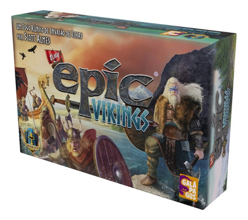 Tiny Epic Vikings Jogo De Tabuleiro Galápagos