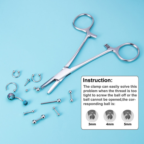 Pinzas Ajustadas Para Joyas (5 #mold), Piercing En Forma De