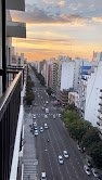 Imagen 11 de 12 de Departamento Dos Ambientes C/ Dep. A La Calle Con Balcón Saliente Y Vista Panorámica.