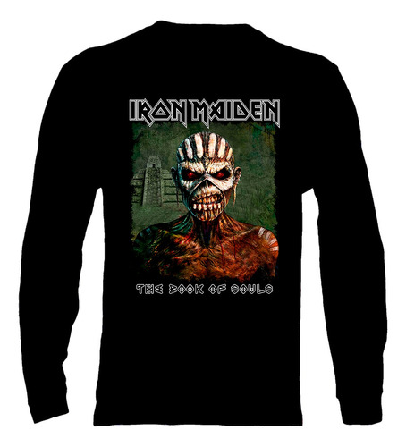 Polera Manga Larga Iron Maiden - Ver 88 - The Book Of Souls