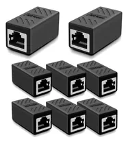 Comprar Pack 8 Conectores Copla Rj45 Cat5\u002Fcat6\u002Fcat7 Lan Hembra Red