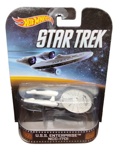 Hot Wheels Retro Star Trek U.s.s Enterprise Ncc-1701