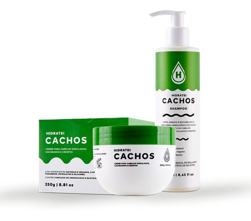  Kit Banho Hidratei Cachos - Shampoo + Creme