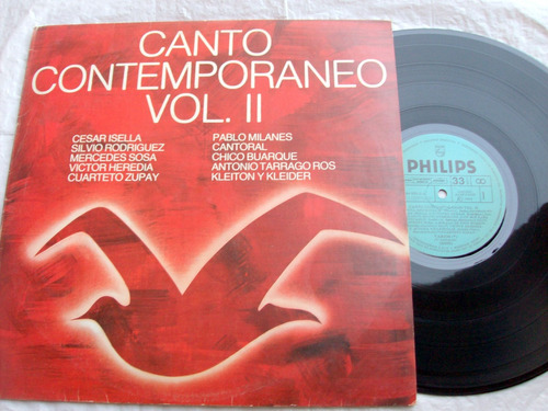 Canto Contemporáneo 2 Mercedes Silvio Buarque Milanes Lp Ex