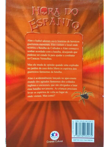 Livro Físico Coleção Hora Do Espanto Edgar J. Hyde O Soldado Fantasma