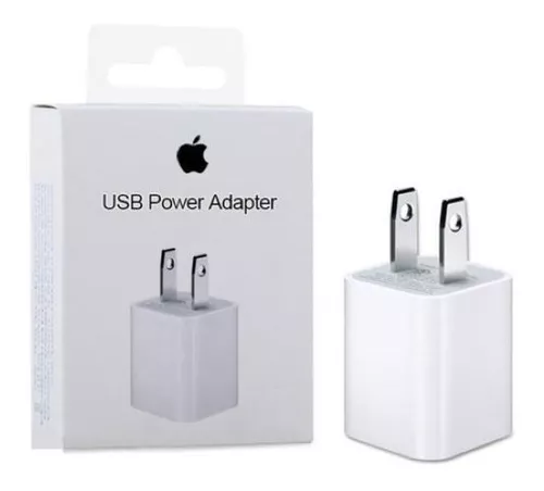 cargador apple usb power adapter 5w para ipod e iphone