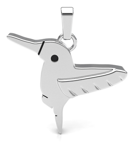 Imagen 1 de 10 de Dije Colibrí De Plata .925 Agálea Joyería