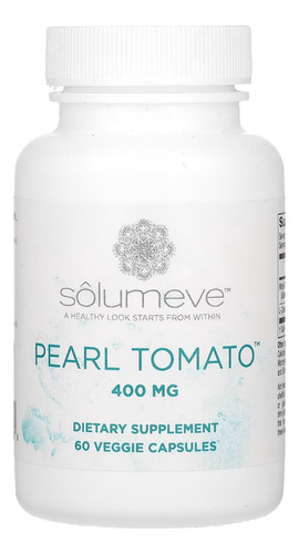 Solumeve Pearl Tomato Refuerzo Piel Saludable 400mg 60capsfn Sabor Sin Sabor