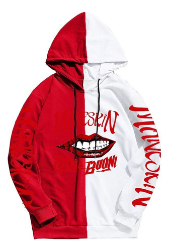 Np Sudaderas Con Capucha Y Estampado Maneskin Banda Sudadera