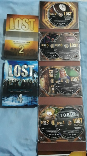 Box Dvd Lost 2a. E 4a. Temporada Completa Importado A30
