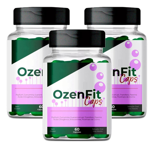 Pag 1 Lev 2 Ozenfit Caps Original 60 Cáps Redutor De Medidas