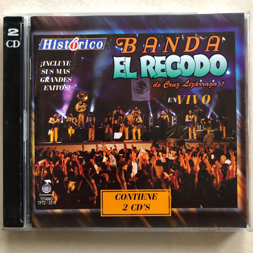 Banda El Recodo 2 Cds En Vivo Historico