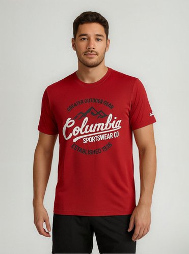 Playera Deportiva Columbia Dry Fit Para Hombre
