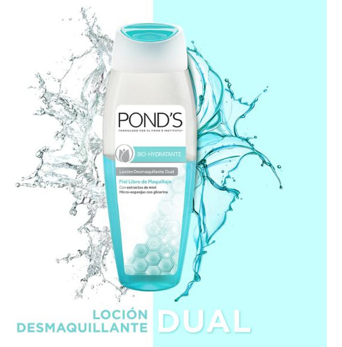 **ponds Locion Dual Bioh Desmaquilla 200ml