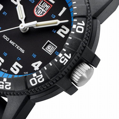 Reloj Luminox Leatherback Sea Turtle Giant 44mm Xs.0324 Negro Negro Azul