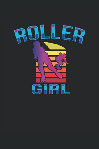Roller Girl - Chica Del Patin: Cuaderno | Dots Regular -6  X