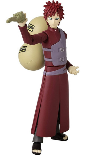 Gaara Naruto 16cm Articulable Con Accesorios Febo