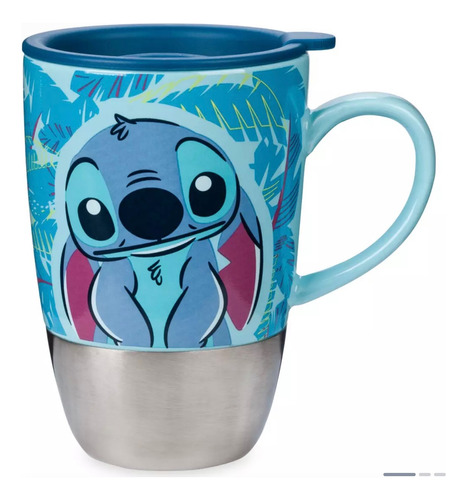 Taza Stitch Experimento 626 Mug Viajero 470 Ml Disney Store