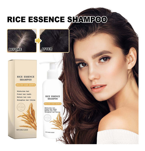 Shampoo Água De Arroz 100ml Para Shampoo Espessante Natural