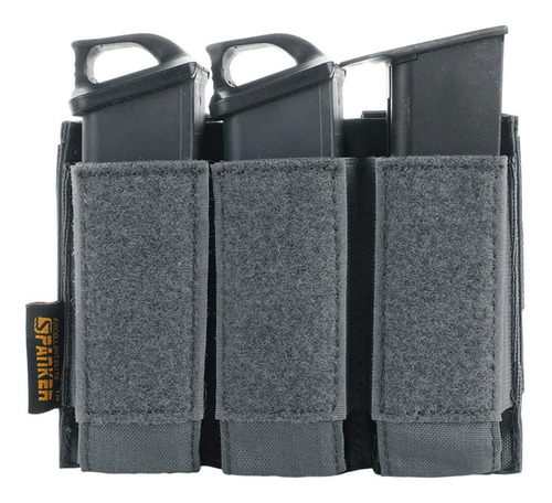 Porta Cargador Triple Sistema Molle Para Arma Corta