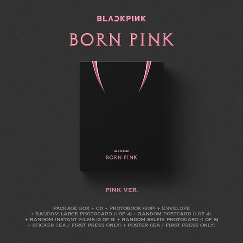 Blackpink Born Pink Boxset Cd Version A Pink
