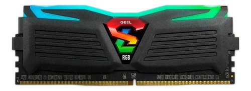 Memória RAM Super Luce RGB color preto  16GB 2 Geil GALS416GB3000C16ADC