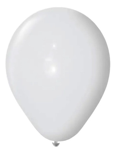 Globos Perlados X 10 Uds. Apto Helio / 12 Pulgadas - Blanco