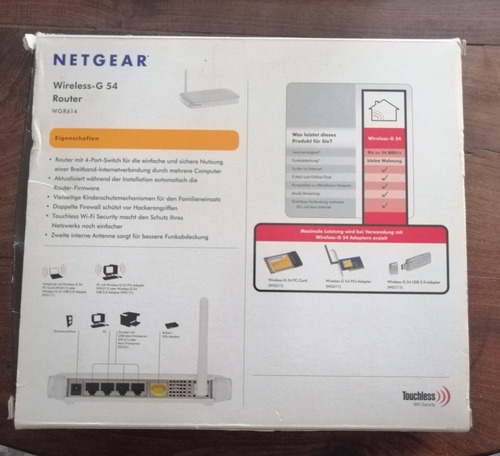 Router Inalambrico Netgear Con Software Cables Manuales Cd